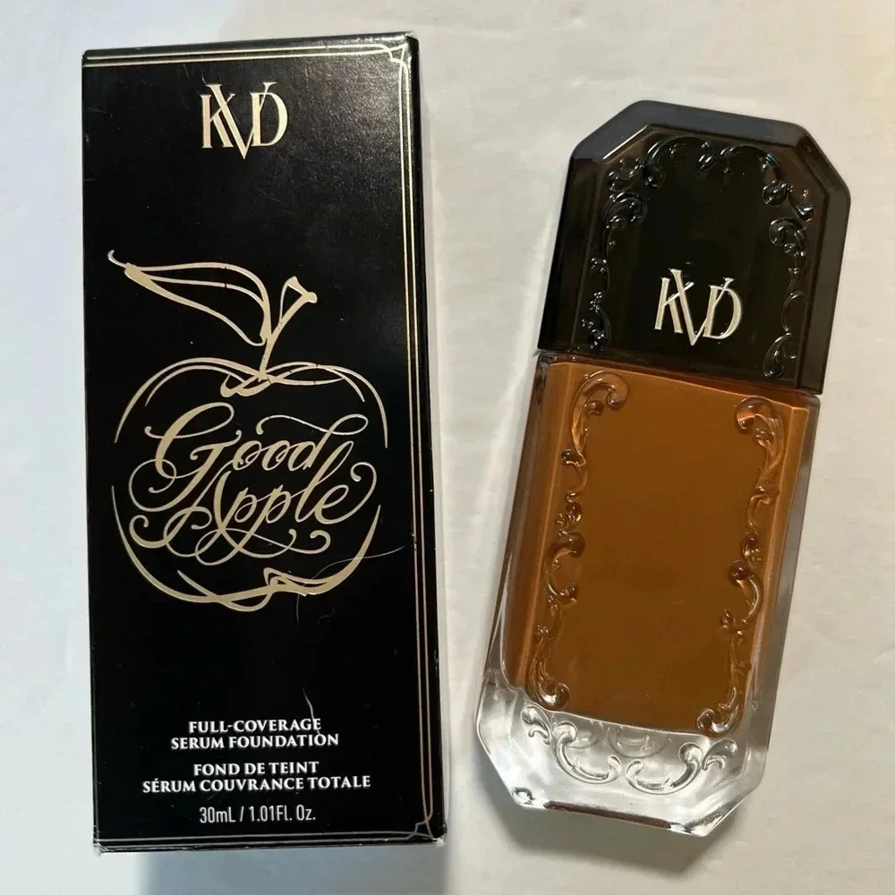 KVD Kat Von D Good Apple Full-Coverage Serum Foundation 098 Deep NIB